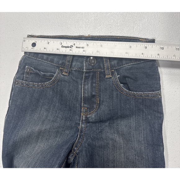 Place Kids Jeans Slim Bootcut Blue Denim Boys Size 6 Adjustable Waist School - Picture 6 of 10